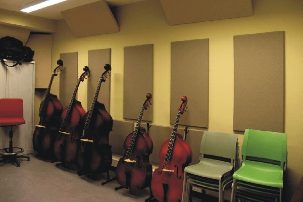 Pannelli Fonoassorbenti Elite Pro Panels , MetroFusor Diffusor in scuola di musica, Sala prove,
