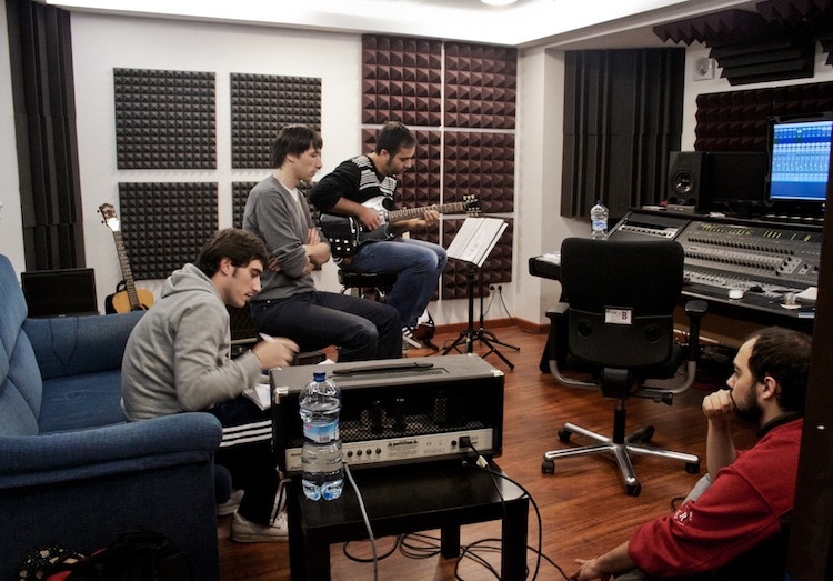 fonoassorbenti piramidali studio di registrazione