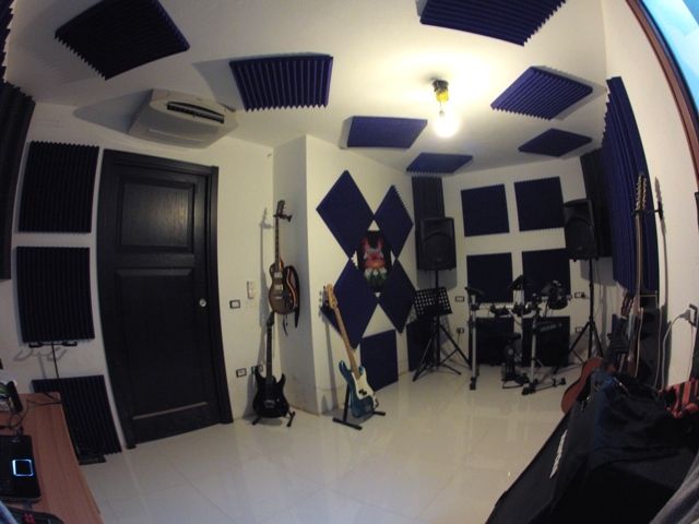 trattamento acustico sala prove