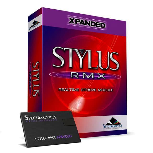 Spectrasonics Stylus RMX Xpanded Realtime Groove Module — confezione boxed con chiavetta USB