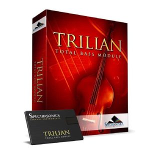 Spectrasonics Trilian Total Bass Module — confezione boxed con chiavetta USB