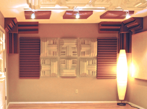 Diffusori acustici 3D T'Fusors , Studiofoam Wedges 10cm , Atom 12” System , Bass Traps LENRD , 12" Cornerfills CUBE