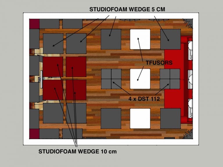 immagine trattamento acustico control room 2