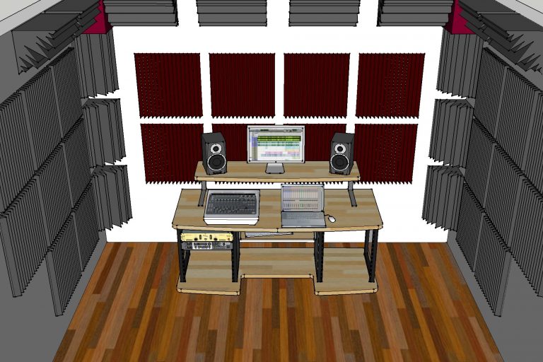immagine trattamento acustico control room 2 immagine trattamento acustico control room 2