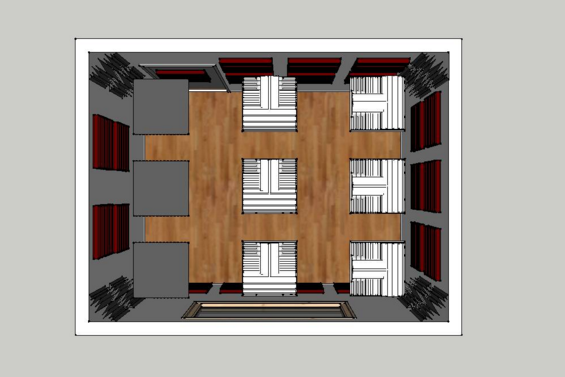 deluxe plus roomintar trattamento acustico sala prove Kit Roominator Deluxe Plus™
