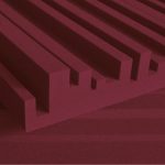 Studiofoam Metro 5cm 10cm Burgundy (Bordeaux)