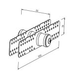 schema sospensione elastica per tramezzi isolanti MF522