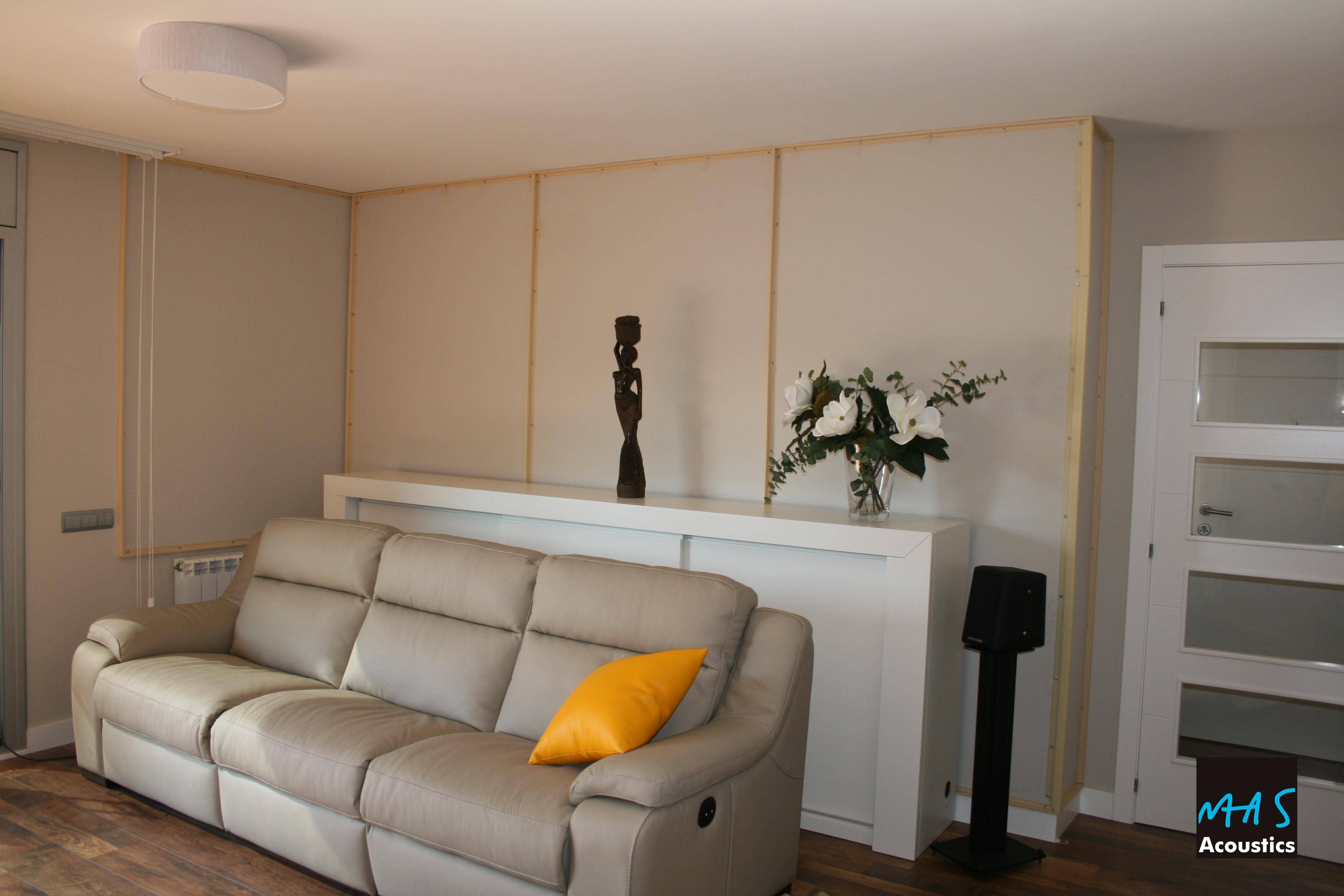 esempio trattamento acustico CFS home theater
