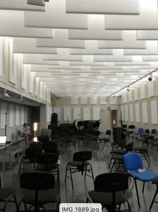 panelli fonoassorbenti sala banda