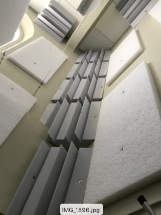 panelli fonoassorbenti sala banda
