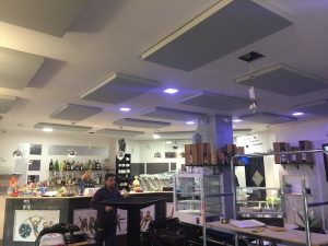 pannelli fonoassorbenti bar ristorante
