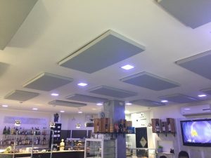 pannelli fonoassorbenti bar ristorante