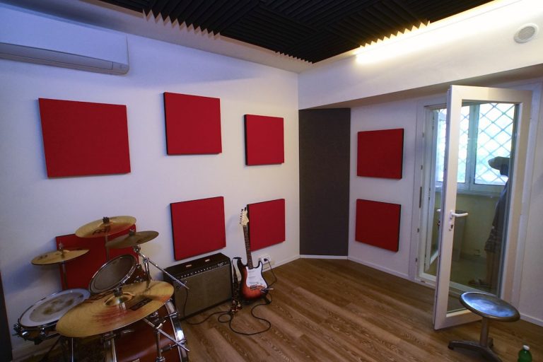 trattamento e isolamento acustico sala prove