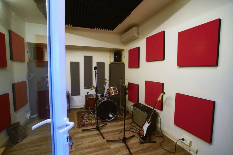 trattamento e isolamento acustico sala prove