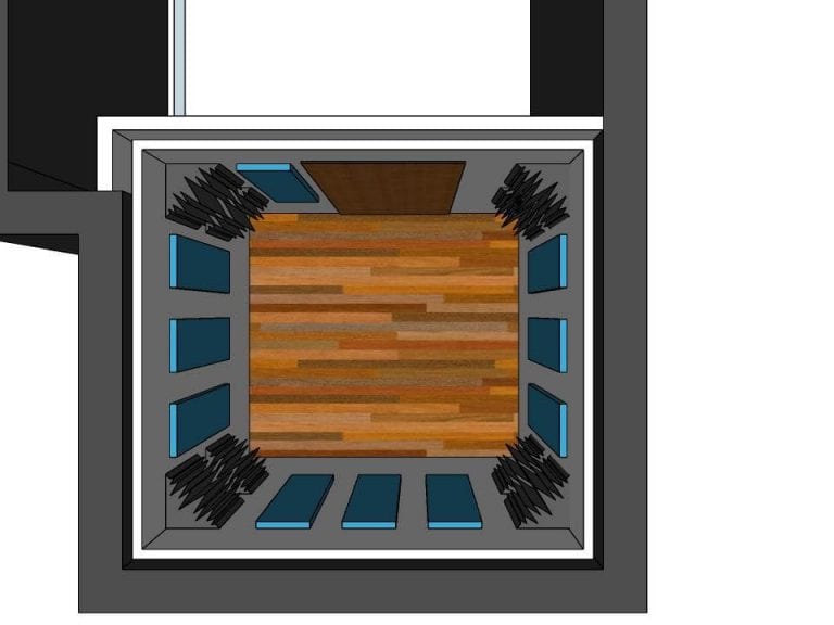 progetto trattamento acustico box insonorizzato