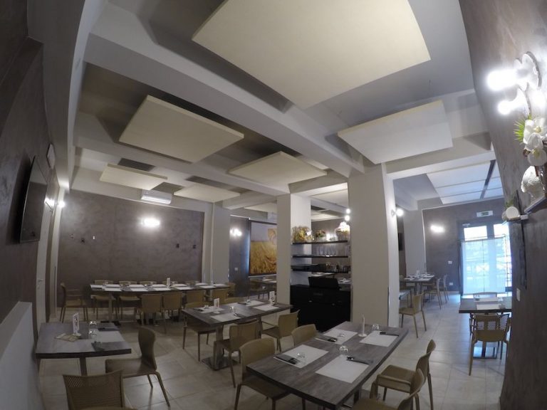 pannelli fonoassorbenti bar caffe pasticceria