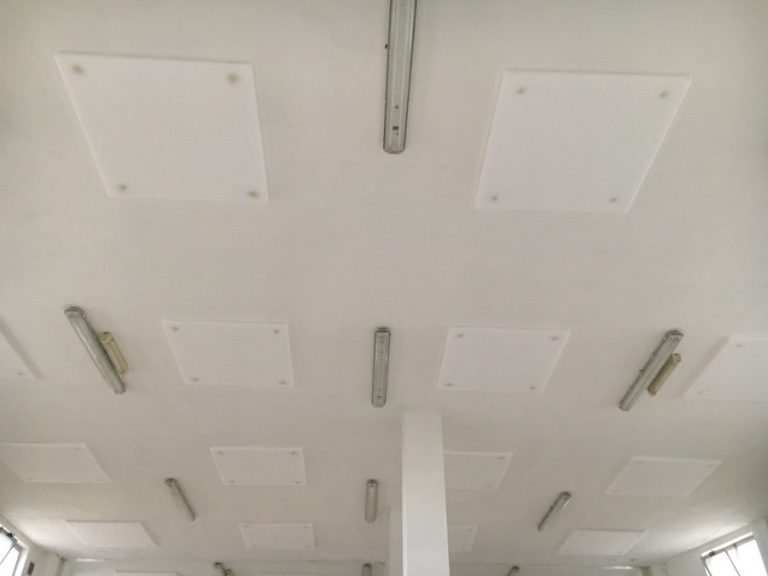 pannelli fonoassorbenti scuola palestra