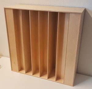 Diffusore QRD 1D legno 7 elementi