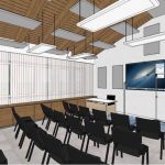 trattamento acustico aula scolastica