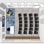 trattamento acustico aula scolastica