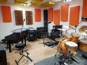 pannelli fonoassorbenti smart in sala prove
