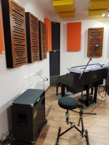 pannelli fonoassorbenti smart in sala prove