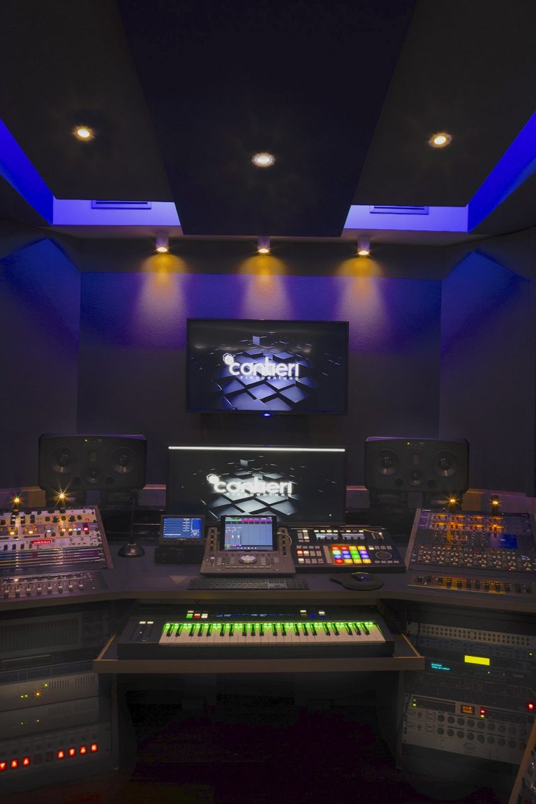 progetto custom studio di registrazione