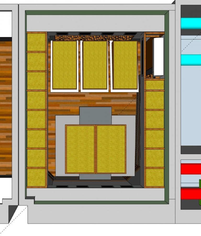 progetto custom studio di registrazione