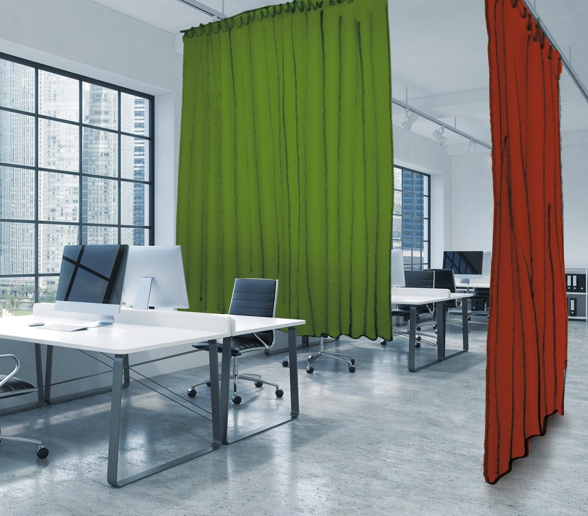 Stoffa Fonoassorbente Ignifuga Caimi - Fiber 06 Velvet - Applicazioni Stoffe Fonoassorbenti Fiber Caimi 12