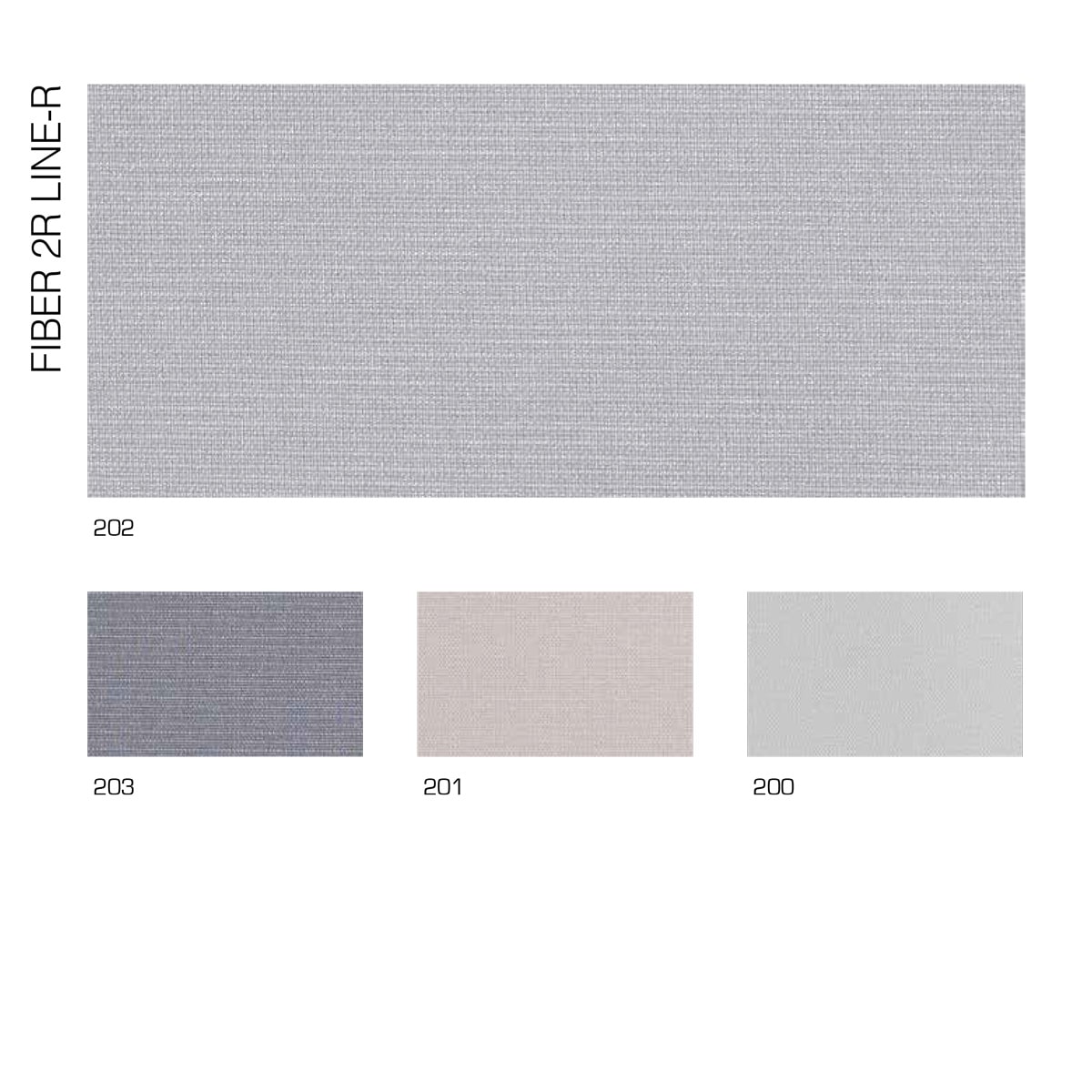 Stoffa Fonoassorbente Ignifuga Caimi - Fiber 2R Per Tende a Rullo - Caimi Fabric Cartella Colori Fiber02R