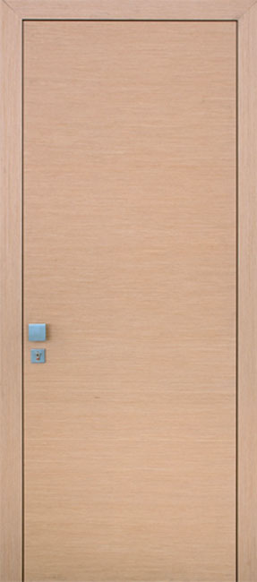Porta acustica fonoisolante in legno liscia