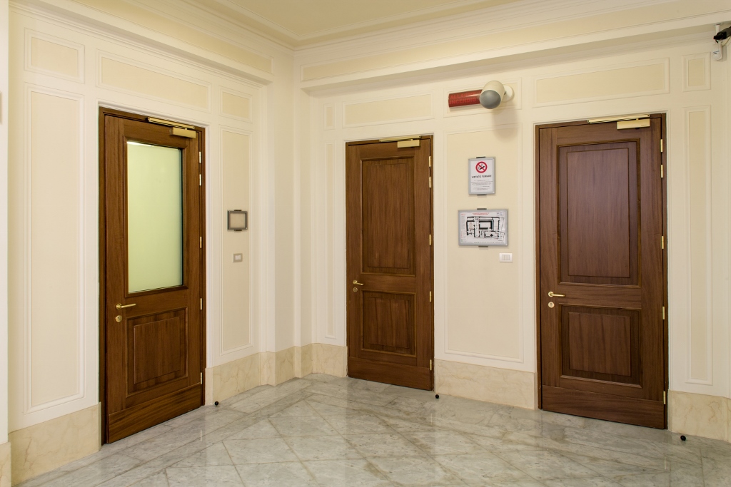 Porta acustica fonoisolante REI EI certificata