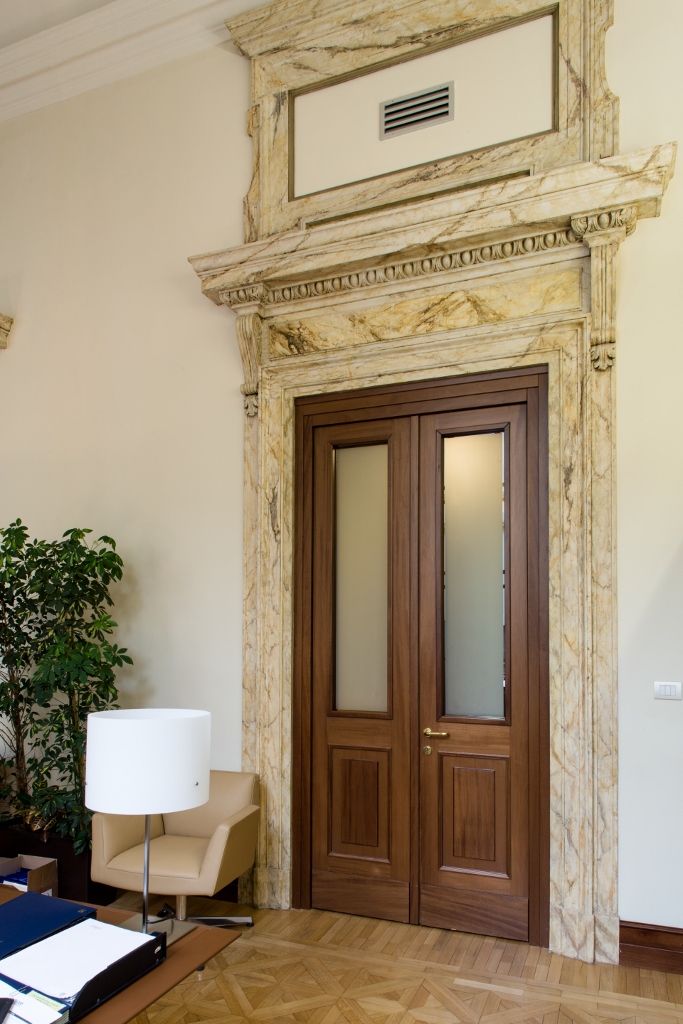 Porta acustica fonoisolante REI EI certificata