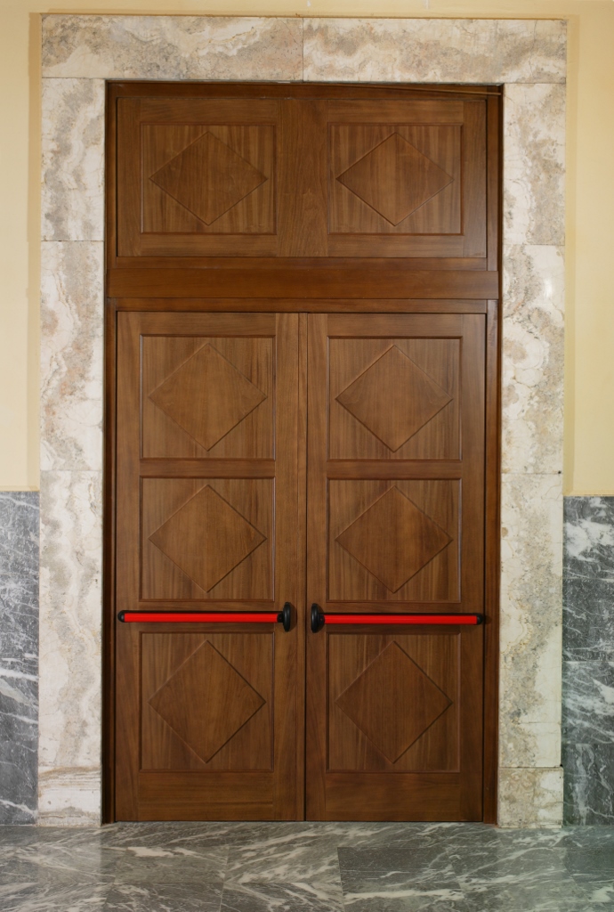 Porta acustica fonoisolante REI EI certificata
