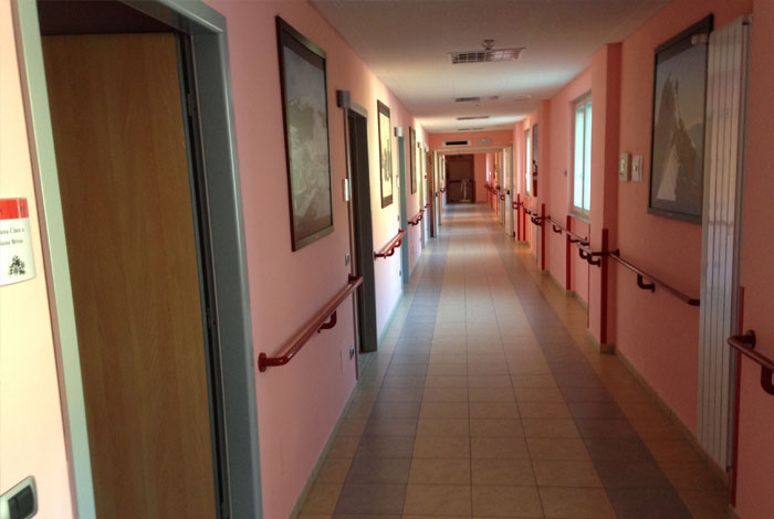 Porta acustica fonoisolante per uso sanitario