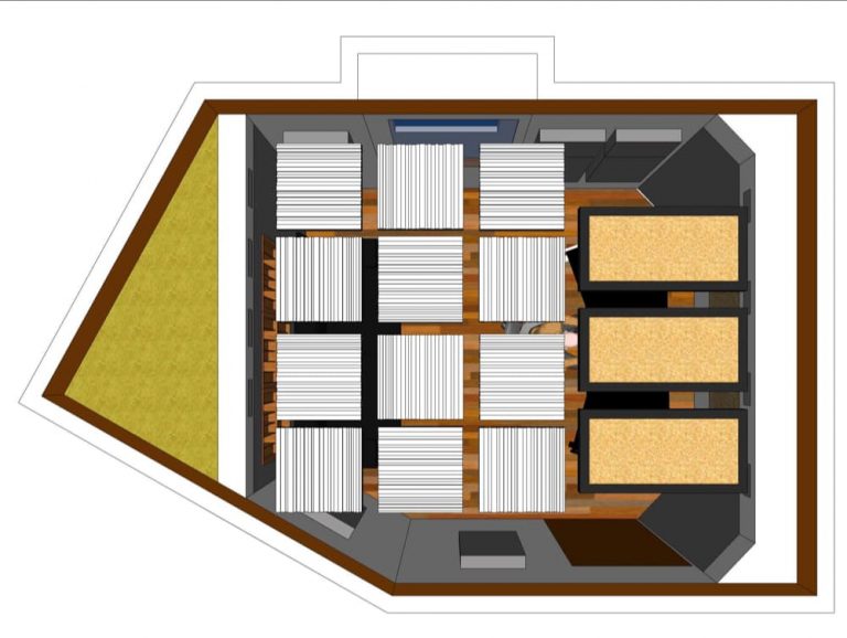 progetto acustico control room 1