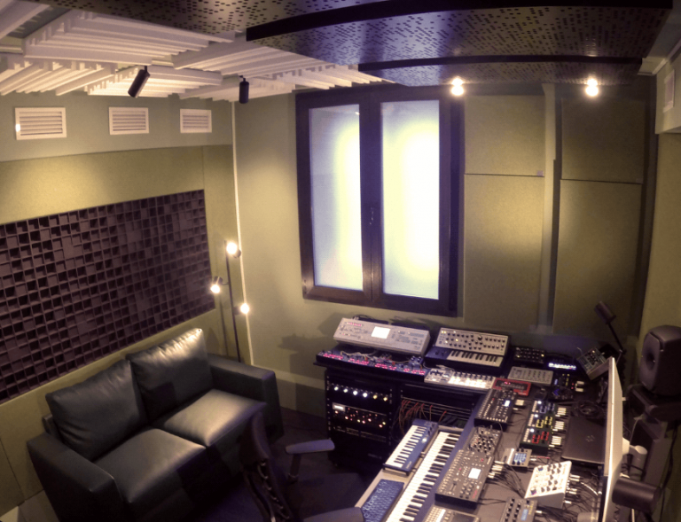 trattamento acustico control room custom musica elettronica
