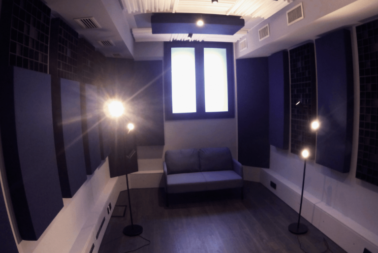 trattamento acustico custom sala prove Recording room