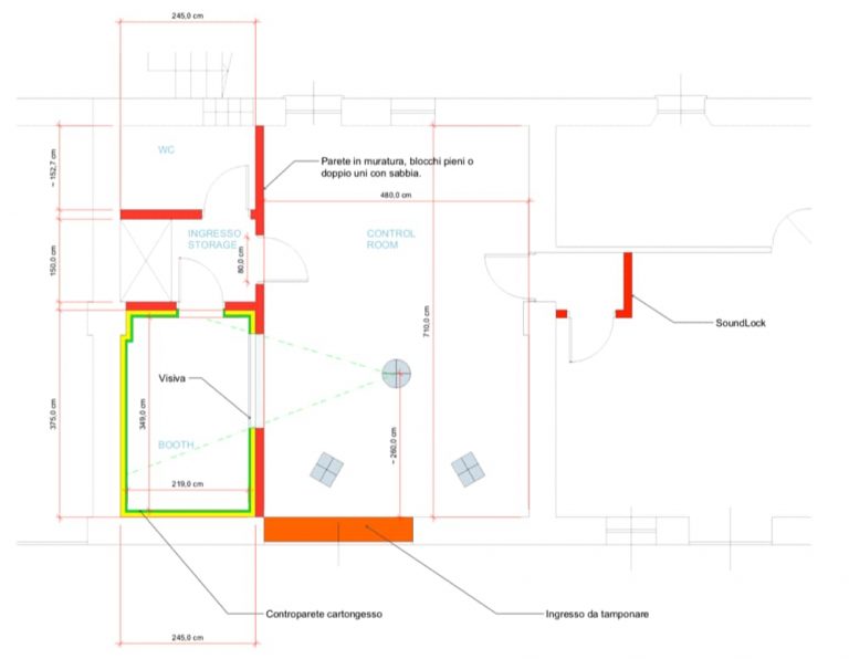 progetto acustico flat scenario studio