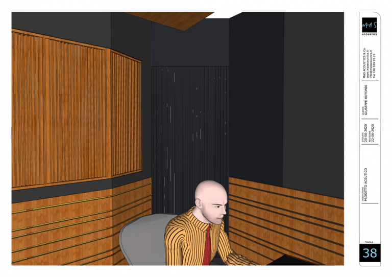 Progettazione control room Studio Caino 8