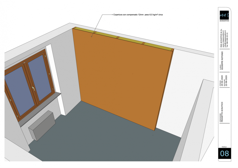 Progettazione control room Studio Caino 14
