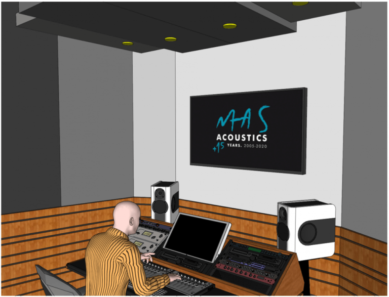 Progettazione control room Studio Caino 17