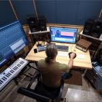 Trattamento acustico control room Studio Caino