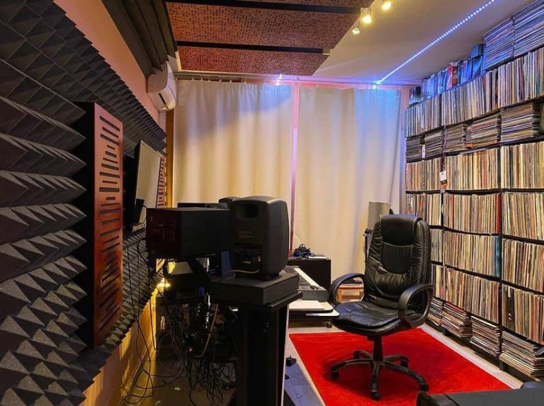 trattamento acustico control room Hub studios 1