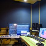 Trattamento acustico control room Studio Caino