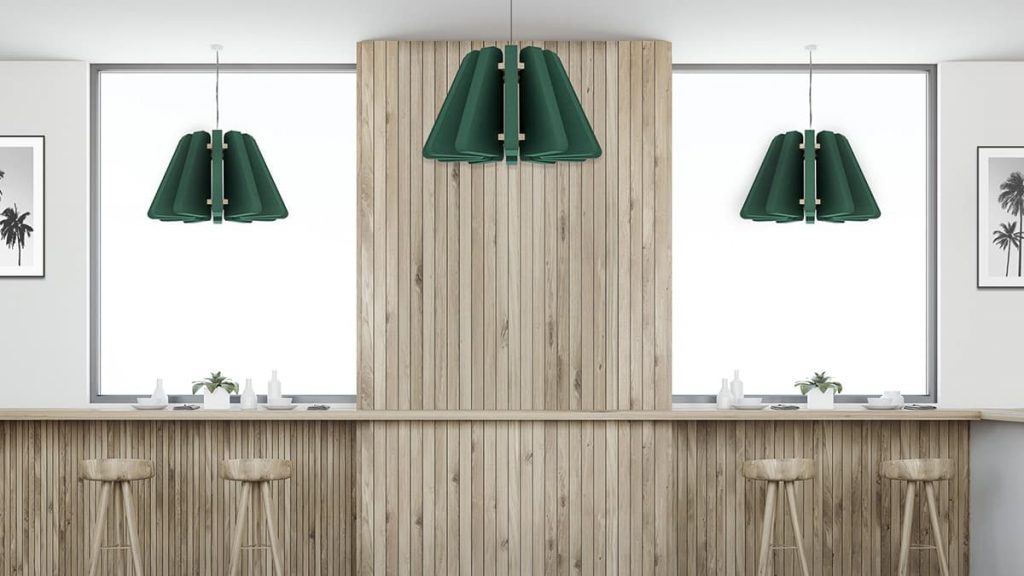 Lampada fonoassorbente MARA