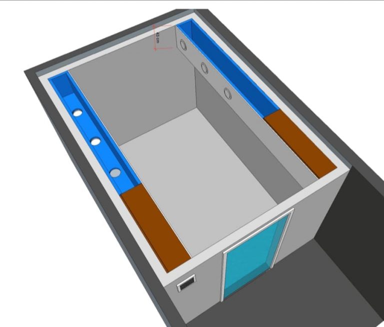 Progetto trattamento acustico control room