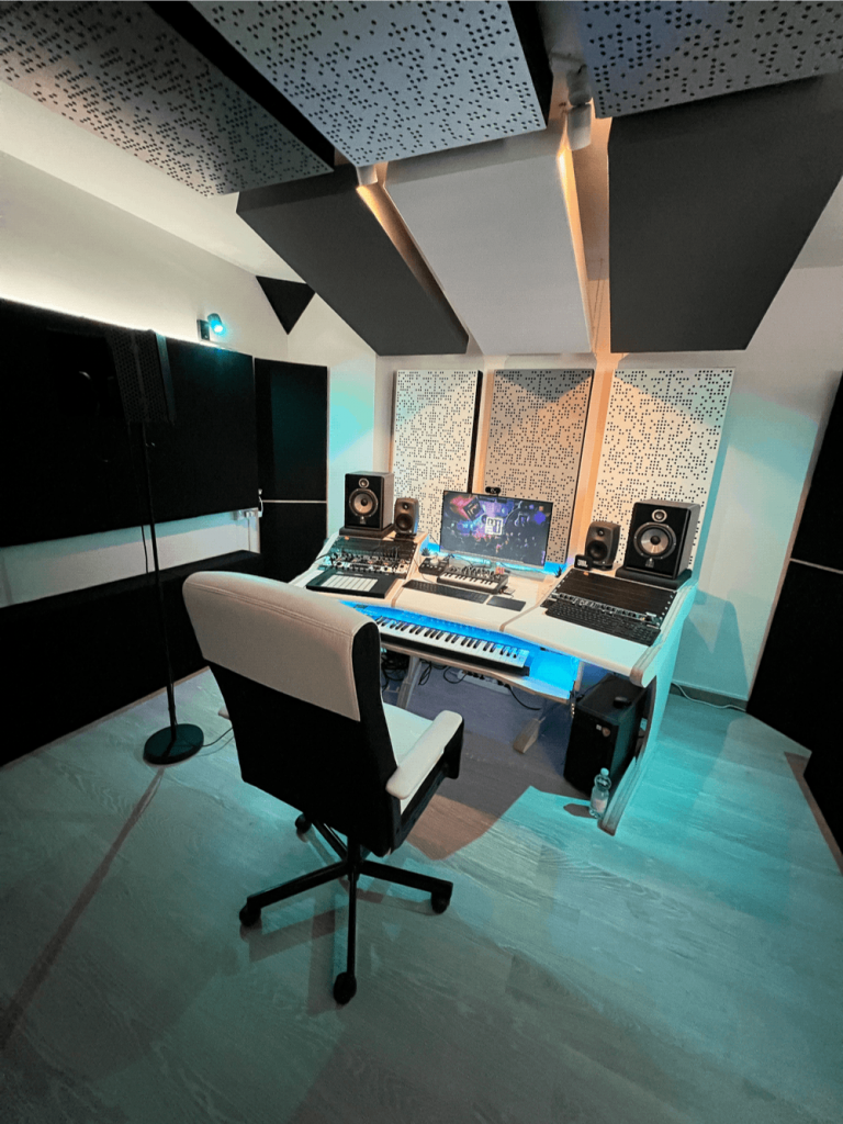 trattamento acustico custom White Space Studio