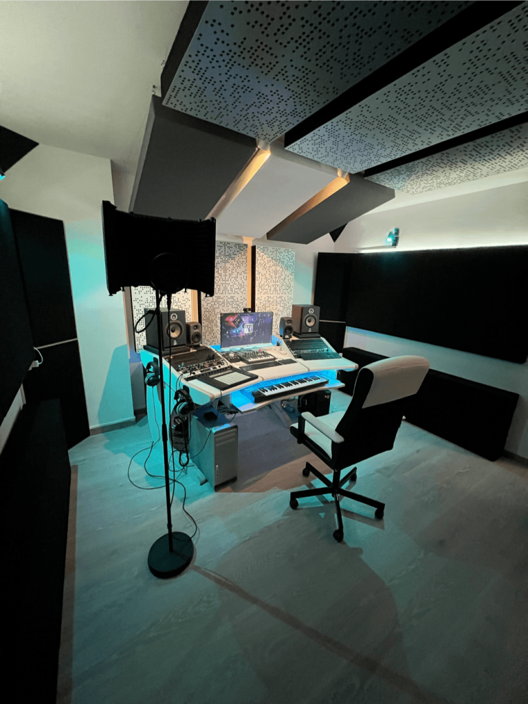 trattamento acustico custom White Space Studio