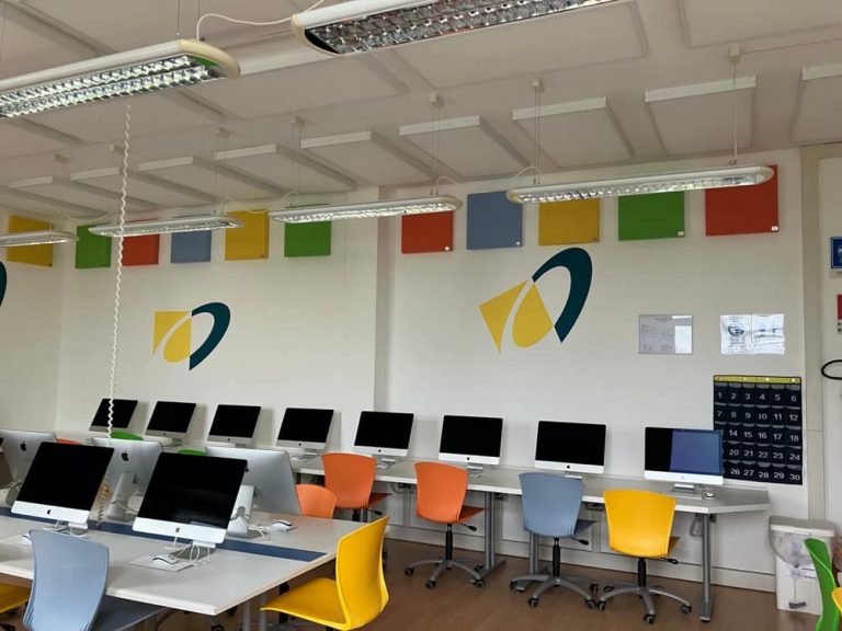 Trattamento acustico - laboratorio scolastico "Ivo De carneri" 3